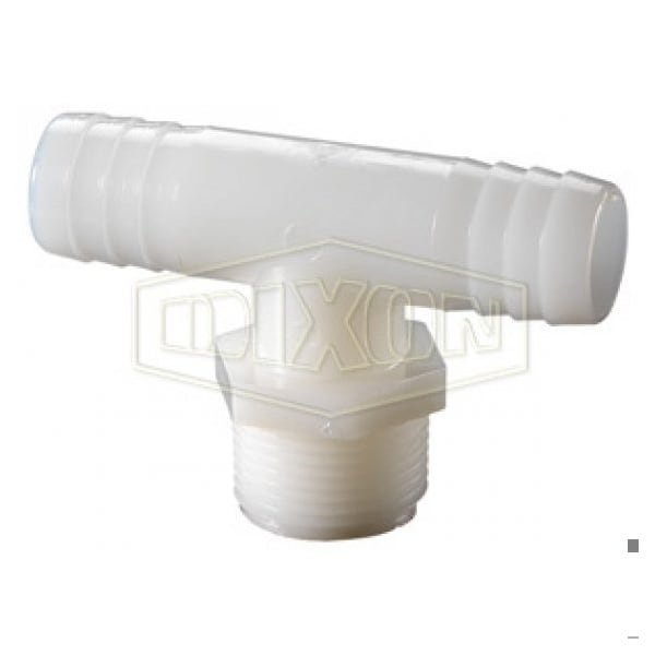 Dixon Tuff-Lite Branch Tee, 1/2 in Nominal, MNPT End Style, Nylon, Domestic TSST444 - main